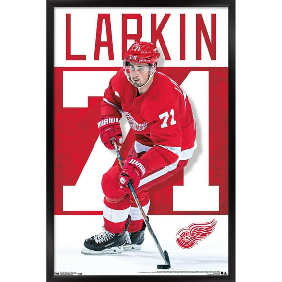Dylan Larkin Detroit Red Wings 35.75'' x 24.25'' Framed Player Poster