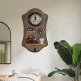thumbnail image 2 of Reloj de pared Perfecl estilo europeo decorativo madera 26 cm x 17 cm x 1 cm, 2 of 5