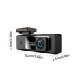 taicans Smart Dash Cam 2K Full HD Smart Dash Camera for Cars Builtin G