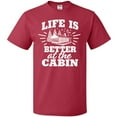 thumbnail image 3 of Inktastic Life is Better at the Cabin with Trees and Moon T-Shirt, 3 of 5