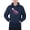 Navy, variant on Pixel Eggplant Fun Emoji - Retro Meme Art Design Men's Hoodie