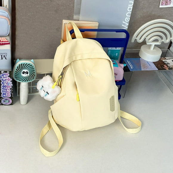 Summer Ins Preppy Style Color Backpack For Women All-matching Small Schoolbag Travel Mini Backpack