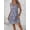 Blue, variant on EASYBRA Womens U Neck Floral Sleeveless Midi Dress Ring Detail Elegant Summer Casual Dress