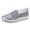 Silver, variant on Vedolay Summer Sneakers Ladies's Shoes Comfortable Slip On Flat Low Top Shoes,Silver 8