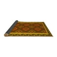 thumbnail image 2 of Ahgly Company Indoor Square Oriental Yellow Traditional Area Rugs, 4' Square, 2 of 4