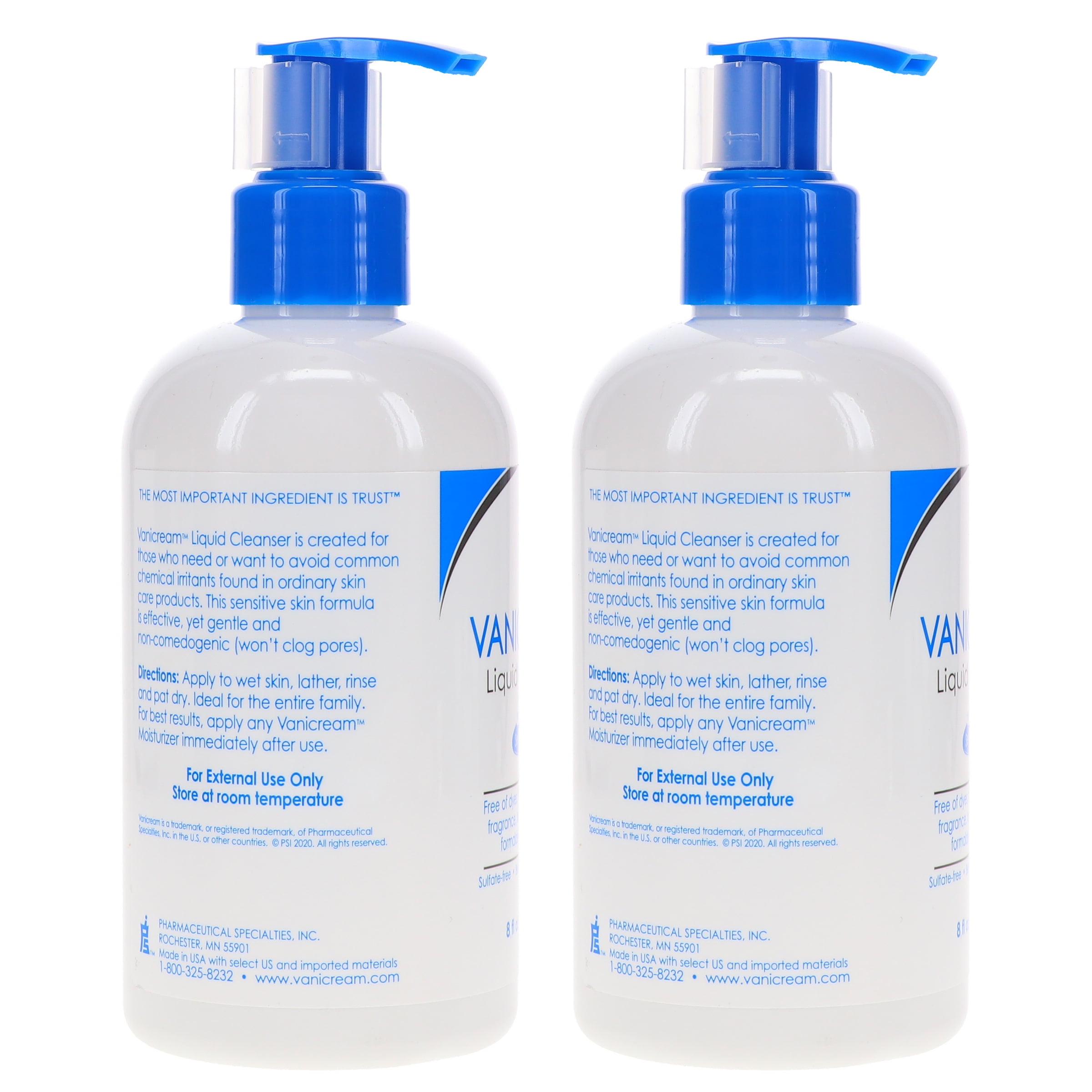 Vanicream Liquid Cleanser 8 oz 2 Pack