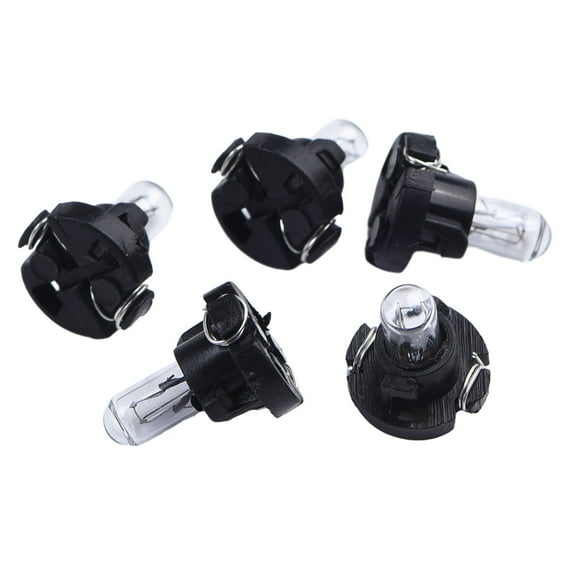 5/10Pcs T3 T4.2 Led Bulbs Auto Warming Indicator Lamp Yellow 12V 4300K High Intensity White Light Output High Temperature-Resist 5Pcs T3 Mingyiq
