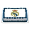 Real Madrid Football Club Logo Edible Cake Image Topper Personalized Picture 1/4 Sheet (8"x10.5")