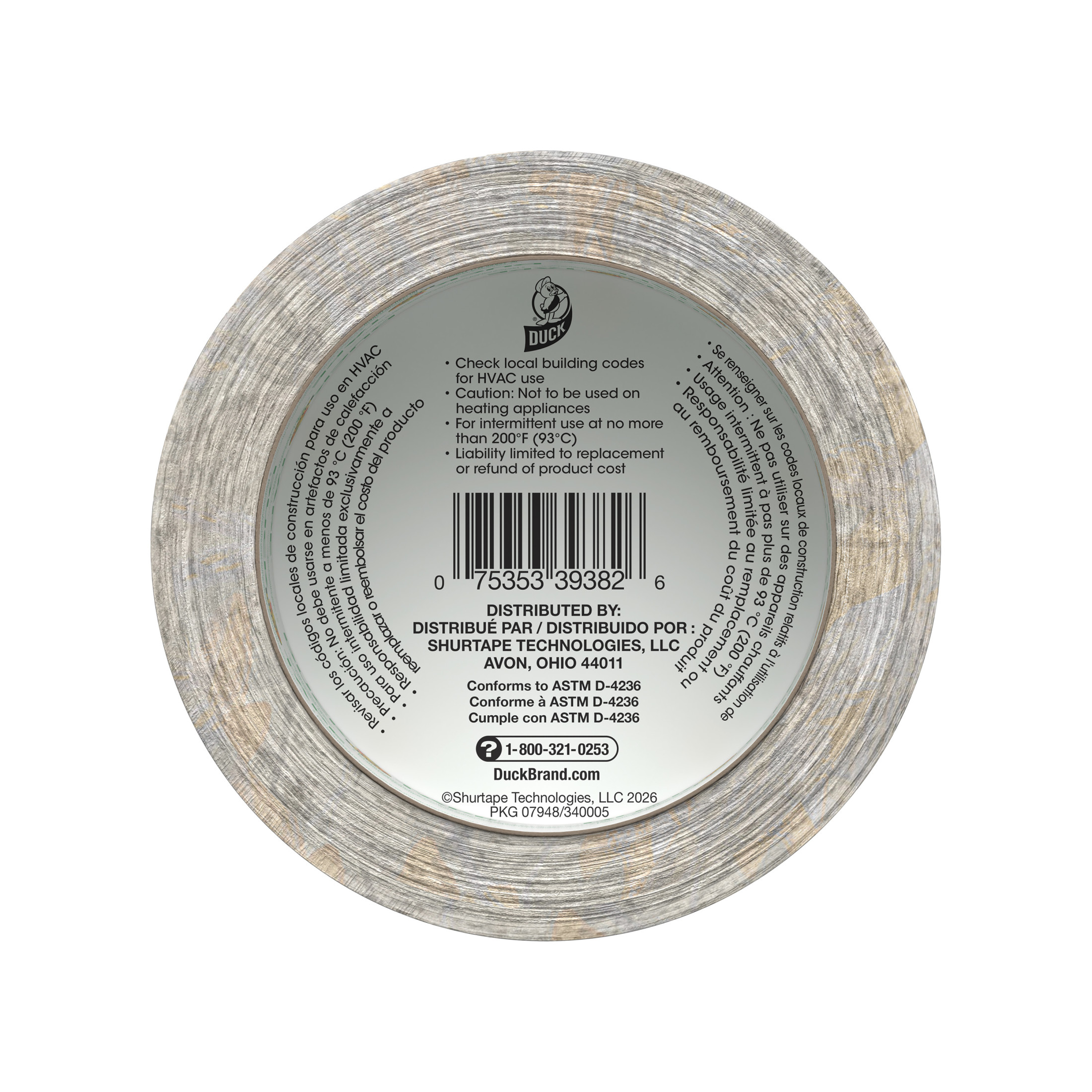 Realtree Faded™ Camo Duck Tape® Brand Duct Tape, 1.88 in. x 15 yd.