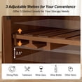 thumbnail image 6 of 58" 2 Drawer Buffet Sideboard 4 Doors Storge Accent Cabinet with Adjustable Shelves Acorn, 6 of 8