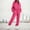 Pink, variant on Sweatsuits for Women 2 Piece Hoodie Long Sleeve and Wide Leg Sweatpants Loungewear Sets Fall Essentials Pullover Sweaters for Women