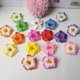 thumbnail image 1 of 17 piezas de decoración para fiesta tropical luau, flores artificiales de hibisco para manualidades, pinzas para el pelo de hibisco, decoración de mesa, recuerdos para fiestas de playa de verano., 1 of 4