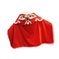 thumbnail image 1 of Manta con capucha BLESIY portátil de felpa con león chino, 1 of 8