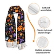 thumbnail image 3 of Shawl Wraps for Women - halloween pumpkins cartoon Oversized Fall Winter Fashion Blanket Scarf for Women, 3 of 6