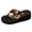 Black, variant on Flip Flops for Women's Sandals Footwear Comfortable Soft Summer Bohemian Satin Slippers for Indoor Outdoor Beach Wear