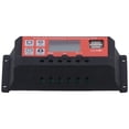 thumbnail image 2 of Controlador de panel solar 30A 12V 24V PWM Pantalla LCD inteligente Regulador de batería MPPT, 2 of 5