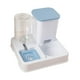 thumbnail image 2 of Comedero automático para perros y gatos, 2 en 1, comedero y dispensador de agua, práctico contenedor. Blanco, 2 of 9