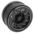 thumbnail image 1 of 2.9in Beadlock Wheel Rim, Aluminum Alloy High Sturdiness RC Wheel Rim  For Axial 1/6 SCX6  JLU  Black, 1 of 8