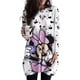 thumbnail image 3 of Camiseta holgada informal de cuello redondo de gran tamaño con bolsillo para mujer, jersey de manga larga con estampado de Mickey Mouse de Disney para mujer, moda, 3 of 5