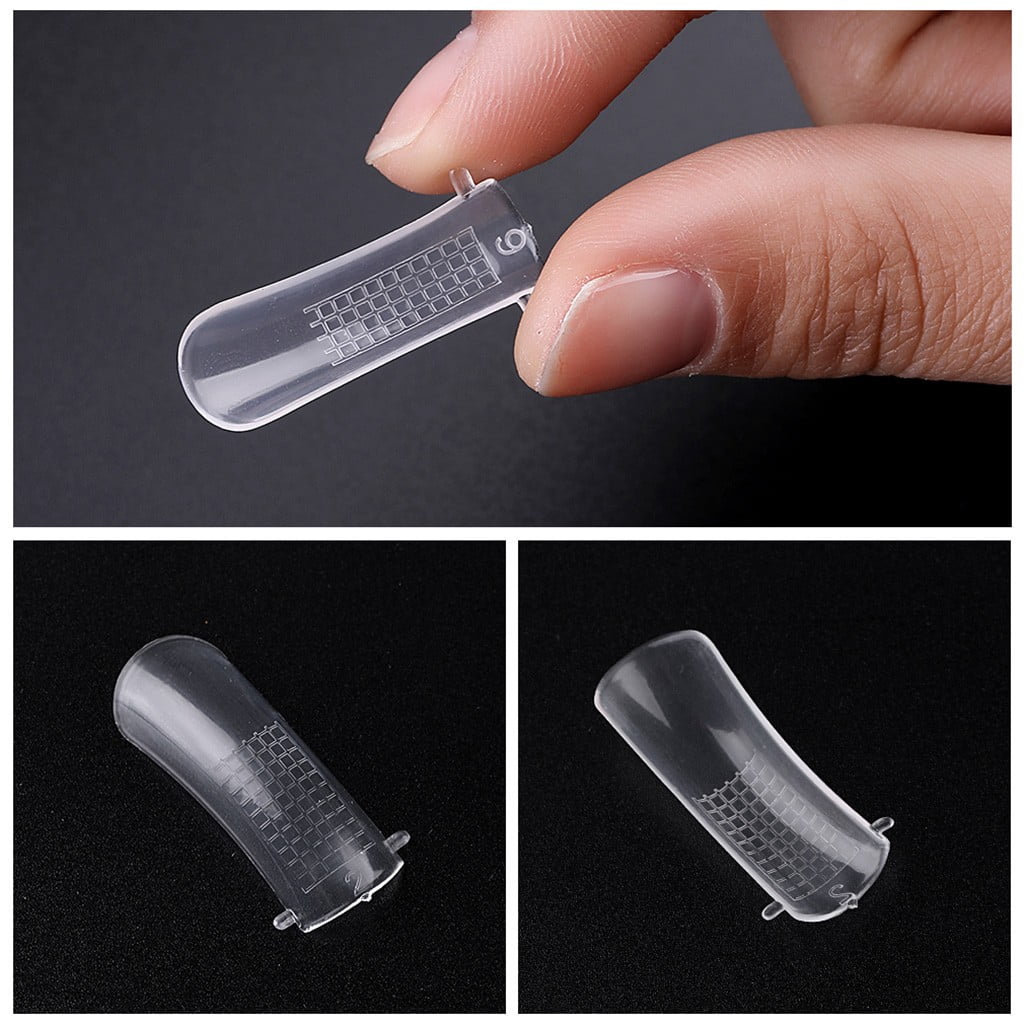 Long Clear on Nails Gel Nail Tip Cute on Nails Clear Coffin Nail Tips Nails Acrylic Full Cover Gel Nail Tips Stuff to Do Nails Acrylic Nails Designed Coffin on French Tip Nails False
