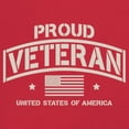 thumbnail image 3 of Proud Veteran Tank Top Veteran's Day Military Honor US Flag Army Air Force RED Friday American Patriot Men's Top, 3 of 7