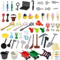 thumbnail image 2 of City Farmer Figures Building Blocks Syringe Medicine Chest Broom Umbrella Basin Telephone Computer Accessories Toys Kids J074 B3-8-2-10pcs, 2 of 6