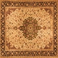 thumbnail image 1 of Ahgly Company Indoor Square Medallion Orange Traditional Area Rugs, 8' Square, 1 of 1