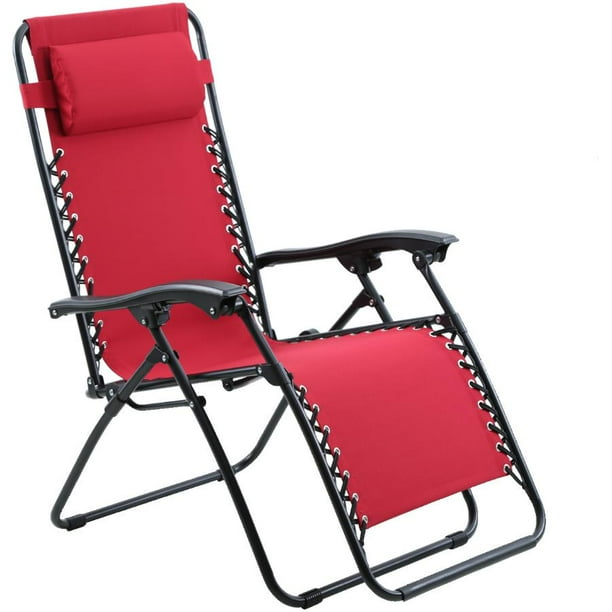 Red Oxford Zero Gravity Chair Walmart.ca