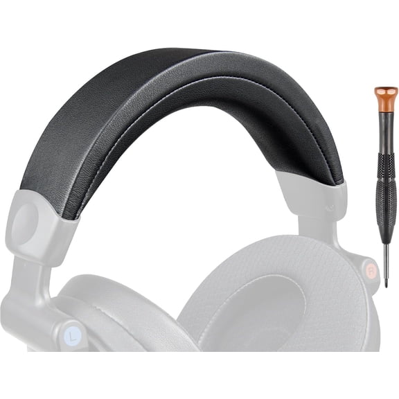 SOULWIT Headband Cover for Sony MDR-V600/Z600/V900/V900HD/7509HD Headphones, Replacement Headstrap Pad Repair Part - Black
