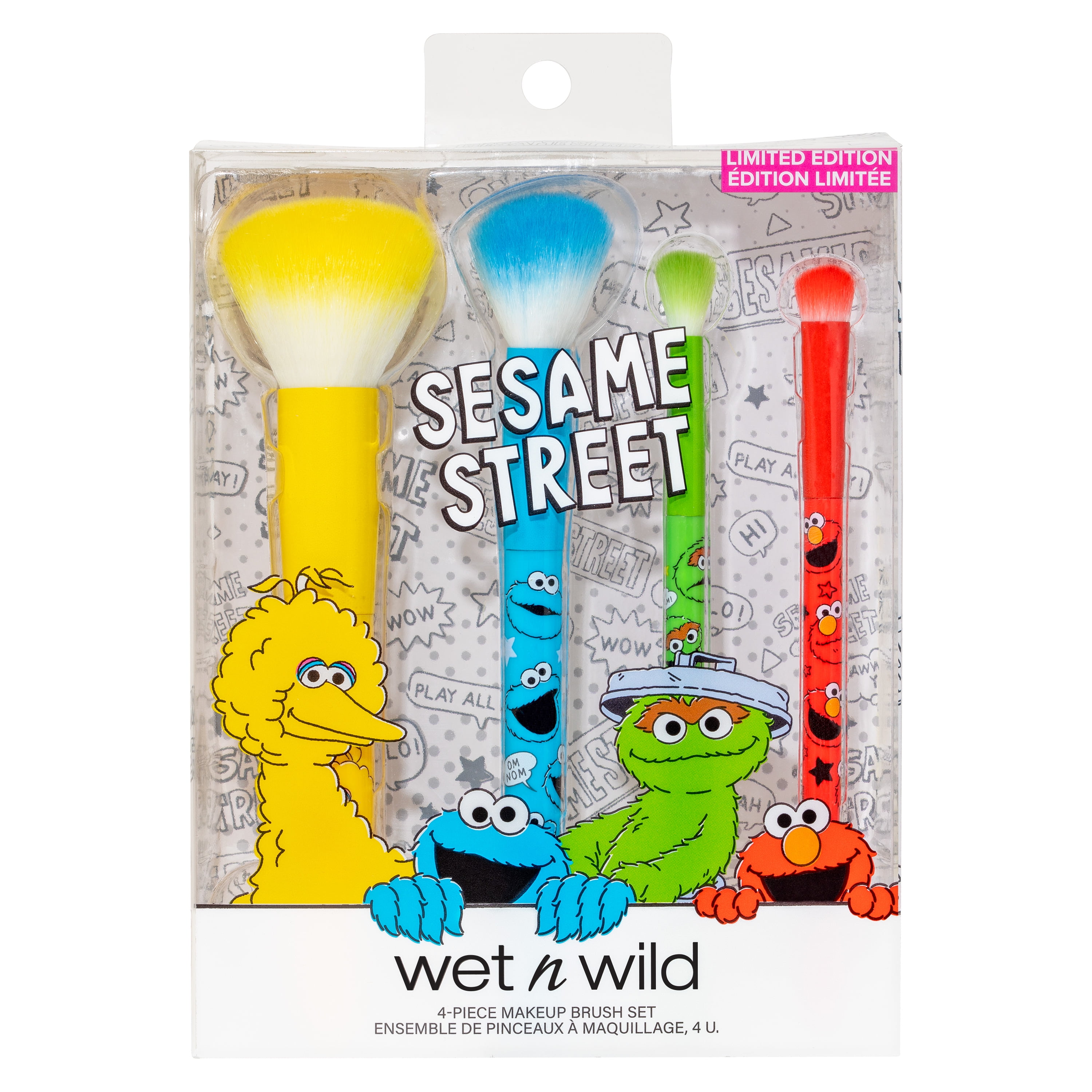 Wet N Wild Sesame Street Sesame Street Makeup Brush Set Walmart
