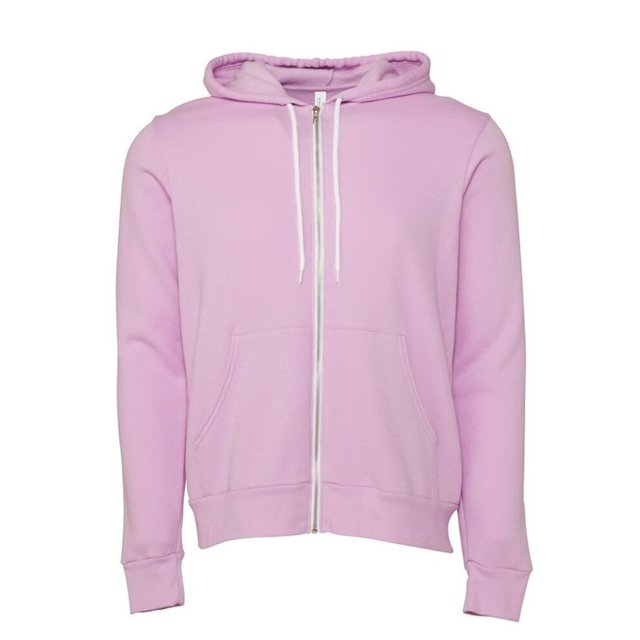 Bella + Canvas Sweat à Capuche Zippé Complet en Polaire pour Adulte