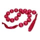 thumbnail image 1 of Guirnalda de bolas de espuma, adornos suaves hechos a mano, proyectos de bricolaje, decoración de bodas, pancarta de bolas de espuma para fiestas, Rojo, 1 of 8