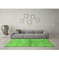 thumbnail image 3 of Ahgly Company Indoor Round Oriental Green Traditional Area Rugs, 5' Round, 3 of 4