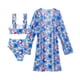 thumbnail image 5 of Trajes de Baño de Bikini de Mujer con Correas Impresas V Sexy Split Set de Tres Piezas, Diseño de Corte Alto para la Piscina de Playa Y las Vacaciones de Verano, 5 of 9