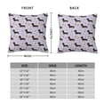 thumbnail image 2 of Yiaed Dachshund Dog Print Pillow Covers Super Soft Decorative Square Throw Pillow Covers Case Cushion Covers for Sofa Couch Bedroom Car Decor（No pillow core）-18"x18", 2 of 7