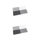 thumbnail image 2 of Manteles individuales multicolores Advancent 2piezas Negro PVC, 2 of 6