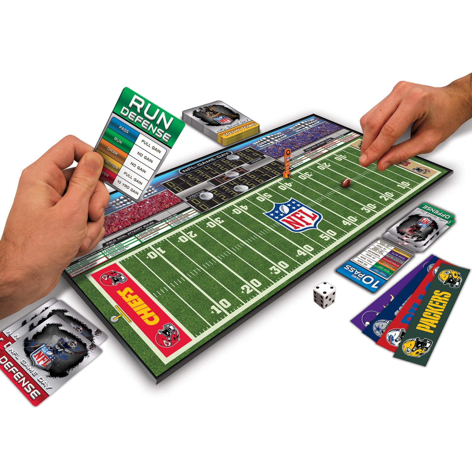 NFL Game Day: The Ultimate Football Board Game – Officially Licensed with All 32 Teams, Ages 9+, 2-4 Players, Fun for Family Game Night or Parties