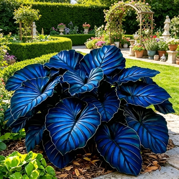 Frost Resistant Perennial Hosta Assortment – Bright Variegated Leaves – Easy-Care Shade Garden Feature – Perfect for Hanging Planters