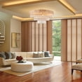thumbnail image 6 of 32" Crystal Gold Ceiling-Light Flush Mount with Remote Control, Modern Crystal Raindrop Chandeliers for Bedroom Hallway Dinning and Living Rooms-Round, 6 of 10