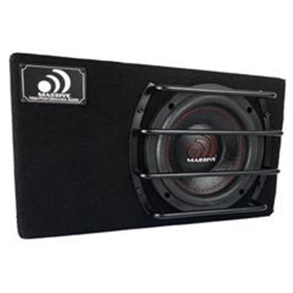 Massive Audio BG-6 6.5 in. Pre-Loaded 250W RMS 2 Ohm Powered Subwoofer