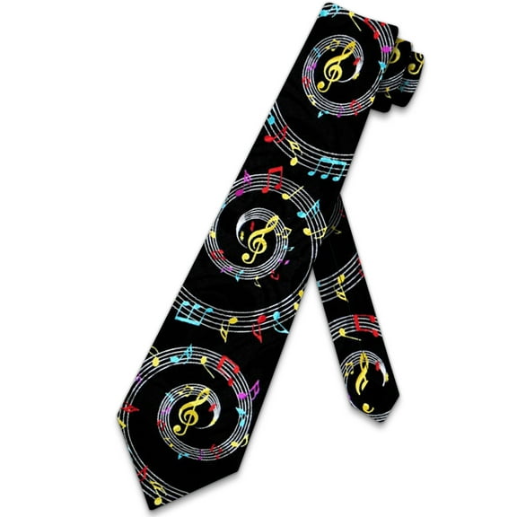 Music Ties G-Clef Necktie Musical Tie Music Note Neckties by Three Rooker