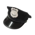 thumbnail image 3 of Sombrero de policía para niños perfecl novedad negro, 3 of 8