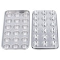 thumbnail image 2 of Molde Para Bandeja De Hielo De Acero Inoxidable, Molde Seguro De Doble Capa Para Hacer Bolas De Hielo De 18 Rejillas Para Fiesta Y Bar, 2 of 7