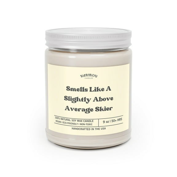 Smells like a slightly above average Skier Funny Candles-7 Scented ,9oz
