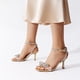 thumbnail image 5 of Tacones Dorados DREAM PAIRS para Mujer con Correa en el Tobillo y Tacón Estileto de 7.5 cm, 5 of 6