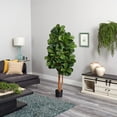 thumbnail image 2 of Nearly Natural 5550 6 Pi Fiddle Leaf Fig Arbre Artificiel, 2 of 3