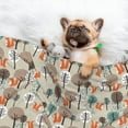 thumbnail image 3 of Yiaed Squirrels and Trees Print Dog Blankets-Cat Blanket Washable for Couch Protection,Puppy Blanket, Soft Plush Reversible Throw Furniture Protector-, 3 of 8
