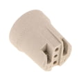 thumbnail image 3 of xinxixnxx E27 Base Ceramic Lamp Holder Socket Cap for Halogen Light Bulb Down Light, 3 of 7