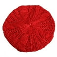 thumbnail image 5 of ruhuadgb Women's Fashion Beret Braided Baggy Wool Knitted Warm Winter Beanie Hat Ski Cap, 5 of 8