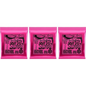 Ernie Ball Super Slinky Electric Guitar Strings 3-Pack